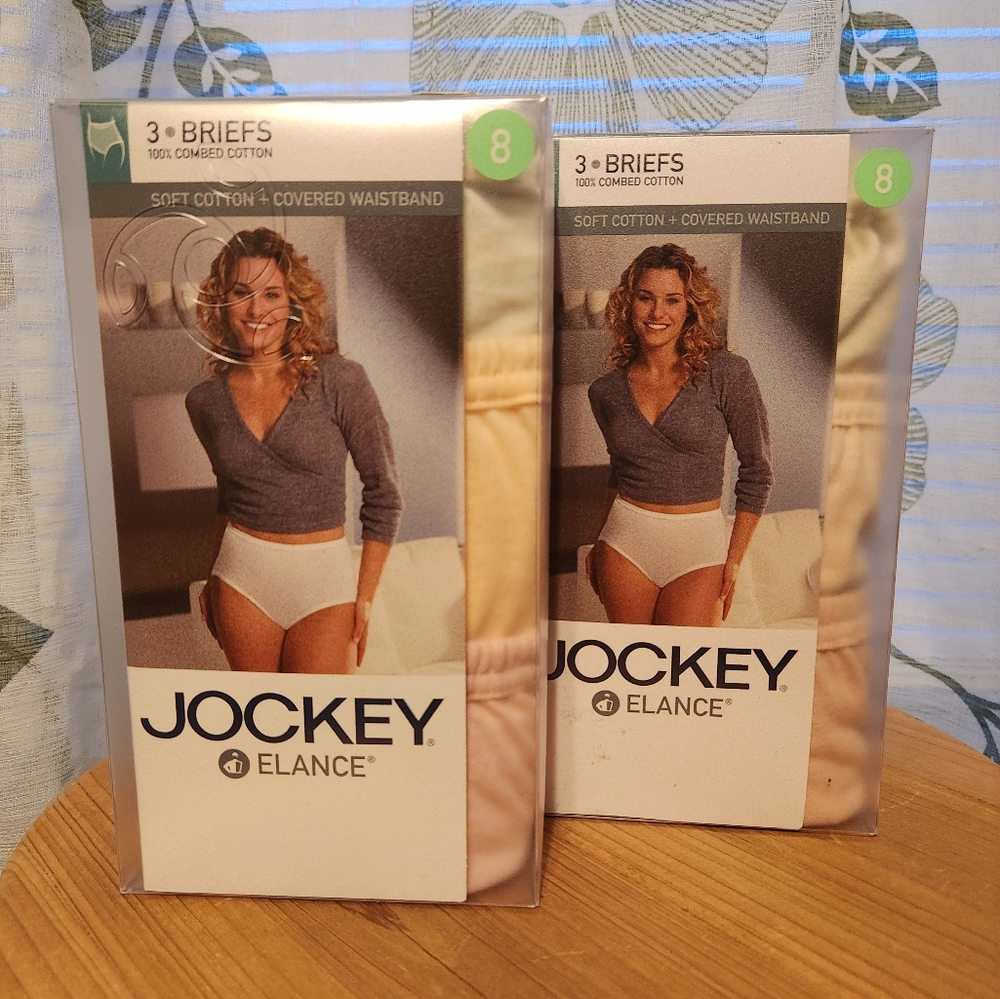 2 pack - NWT Jockey Women's Elance Brief Panties Multicolor